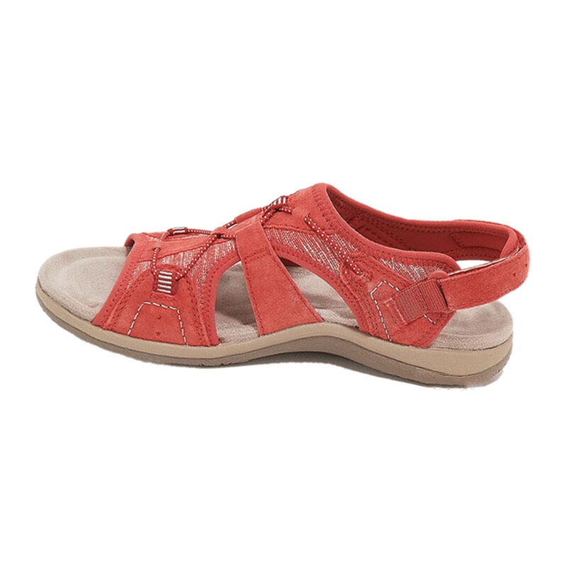 Urseline | Adjustable Strap Flat Sandals