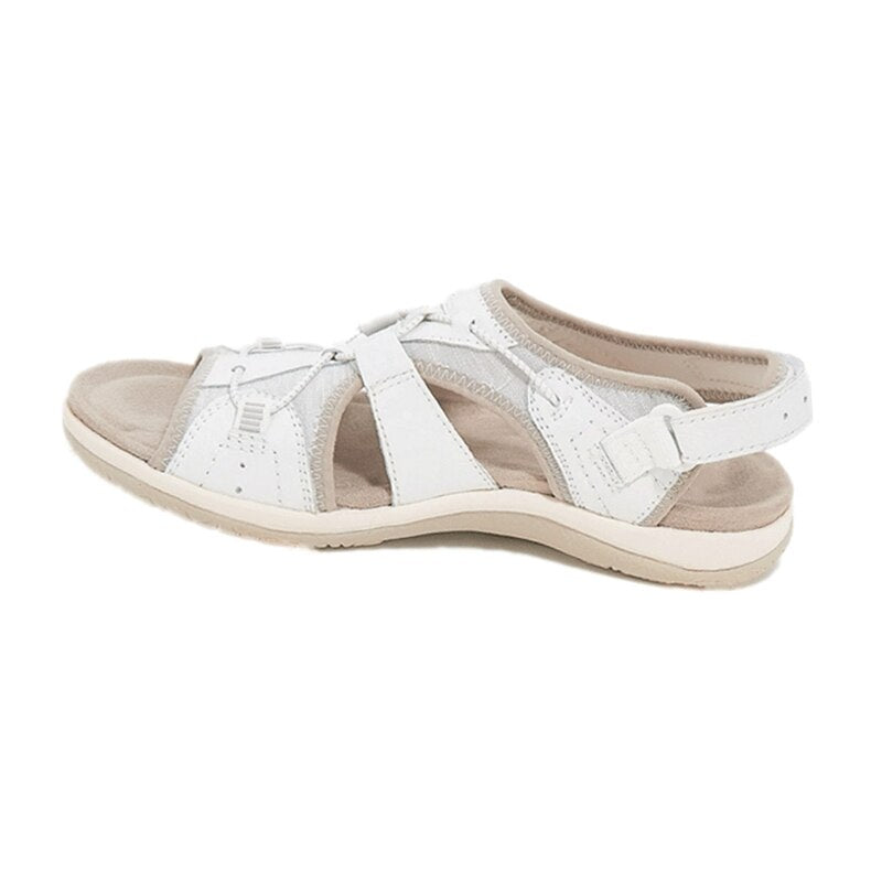 Urseline | Adjustable Strap Flat Sandals