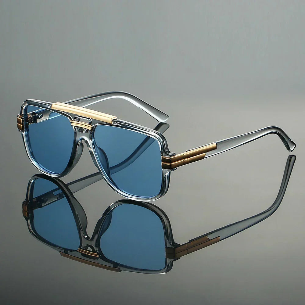 Astrid | Double-Bridge Square Sunglasses